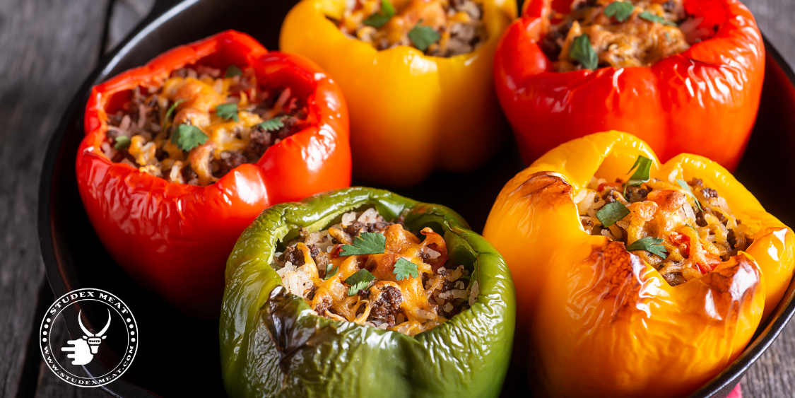 Spicy Wagyu Boerewors Stuffed Peppers