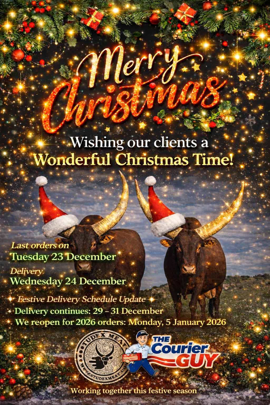 🎄✨ CHRISTMAS BRAAI SORTED IN ONE CLICK! ✨🎄